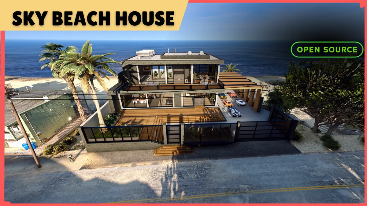 Sky Beach House MLO FiveM | Open Source
